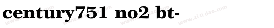century751 no2 bt字体转换